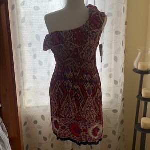 One shoulder summer dress
